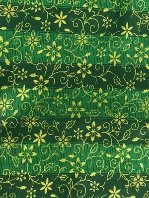 Tecido Verde Flores Listrado 180203 COR06